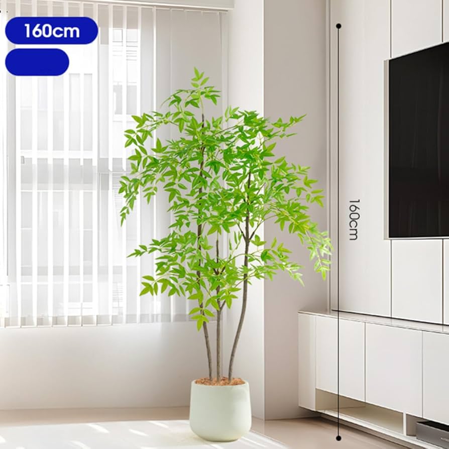 Amazon｜HGJH 人工観葉植物 大型 インテリア 室内 屋外 鉢植